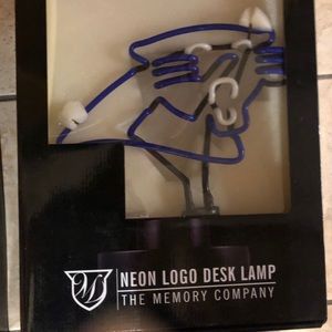 Carolina Panthers Neon Desk Lamp